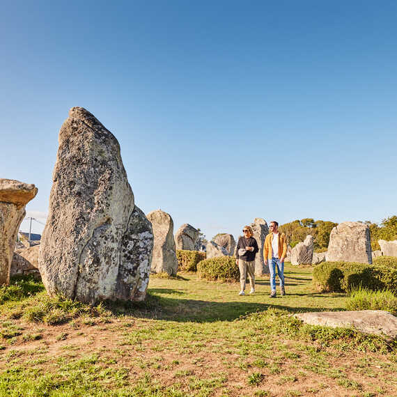 Visite guidée des mégalithes d'Erdeven dans la Baie de Quiberon en Bretagne sud 