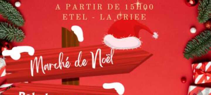 Arrivée du Père Noël à la criée