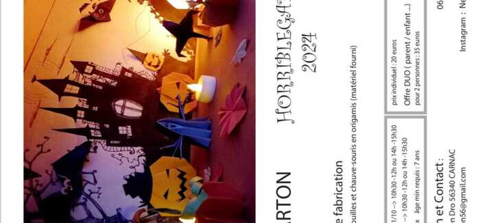 Atelier "Orriblegamis" d'Halloween