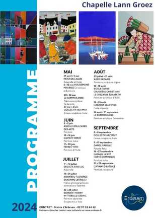 Programme exposition Chapelle Lann Groez