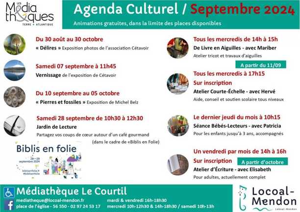 Programme de septembre